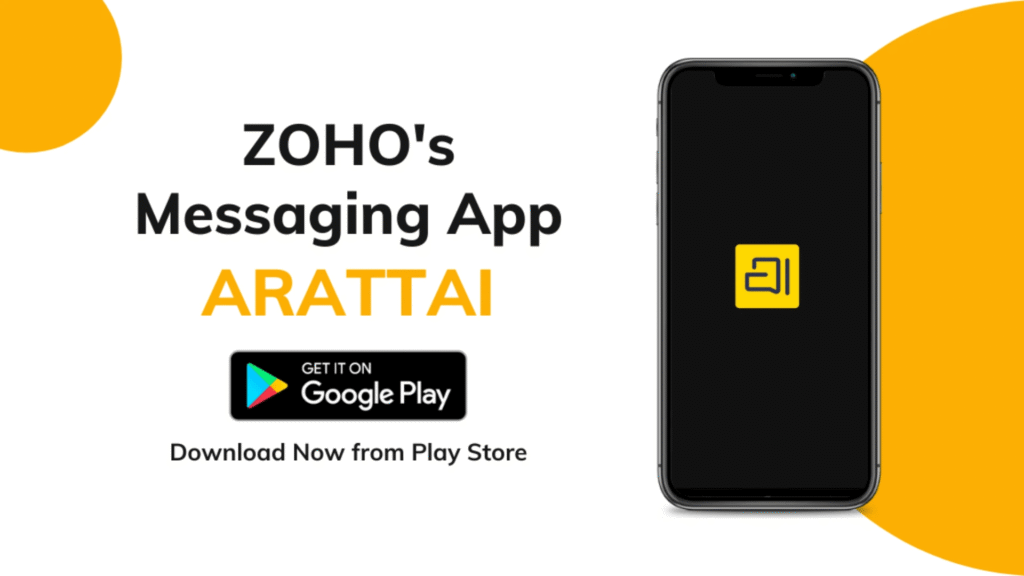 newly launched Arattai messaging app by Zoho