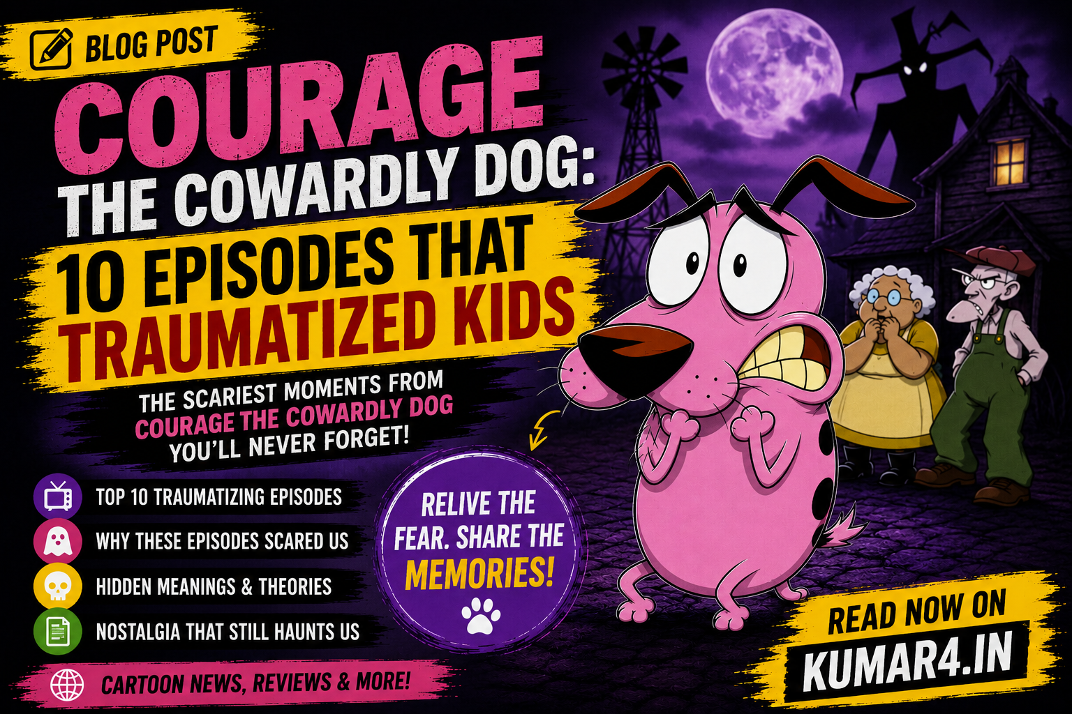 courage the cowardly dog cartoon